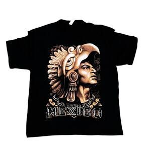 Mexico Men’s Black T-Shirt XL